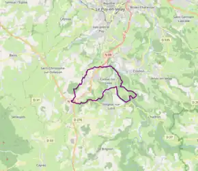 Poziția localității Cussac-sur-Loire