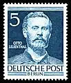 Timbru din seria Männer aus der Geschichte Berlins (1952)