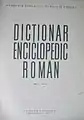 Coperta interioară a vol I, ediție ulterioară.