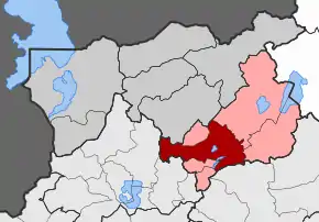 Poziția localității Aetos