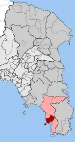 Poziția localității Anavyssos