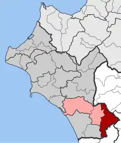 Poziția localității Andritsaina