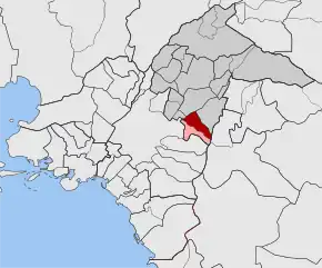 Poziția localității Cholargos