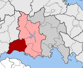 Poziția localității Efpalio