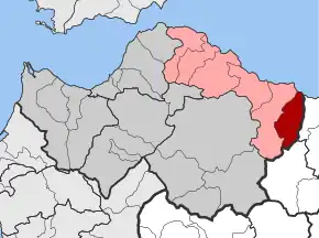 Poziția localității Aigeira