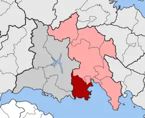 Poziția localității Galaxidi