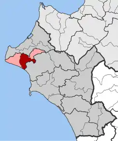 Poziția localității Gastouni