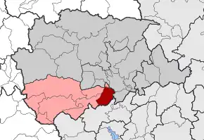 Poziția localității Gomfoi