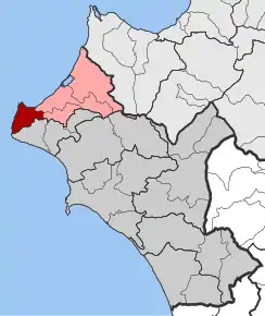 Poziția localității Kastro-Kyllini