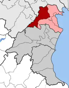 Poziția localității Kolindros