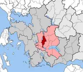 Poziția localității Neapoli