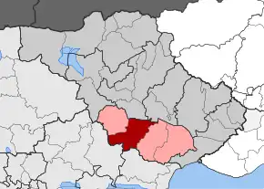Poziția localității Nigrita