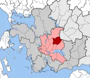 Poziția localității Panaitoliko