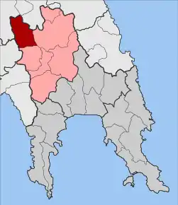 Poziția localității Pellana