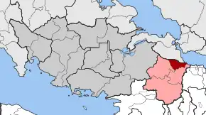 Poziția localității Schimatari