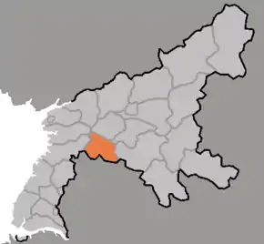 Poziția localității P'yŏngsŏng