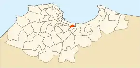 Localizarea comunei în cadrul provinciei