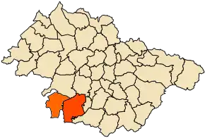 Poziția localității Aïn Fekan