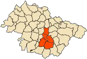 Poziția localității Ghriss