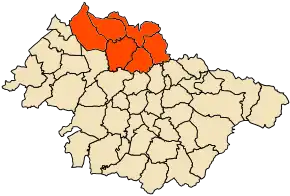 Poziția localității Mohammadia