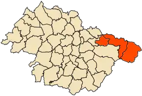 Poziția localității Oued El Abtal