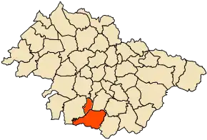 Poziția localității Oued Taria