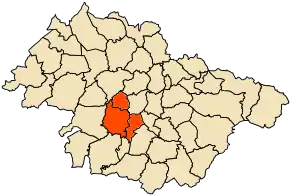 Poziția localității Tizi