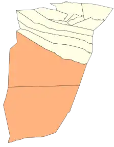 Localizarea districtului în cadrul provinciei