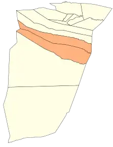 Localizarea districtului în cadrul provinciei