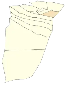 Localizarea comunei în cadrul provinciei