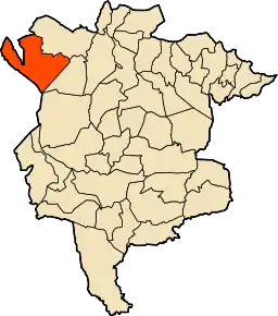 Poziția localității Bouti Sayah