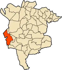 Poziția localității Medjedel