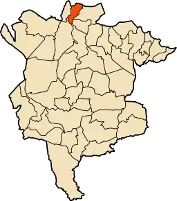 Poziția localității Ouanougha