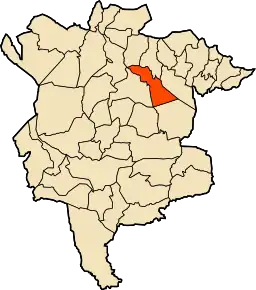 Poziția localității Ouled Madhi