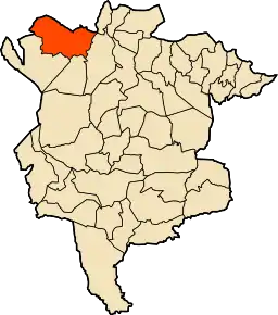 Poziția localității Sidi Aïssa