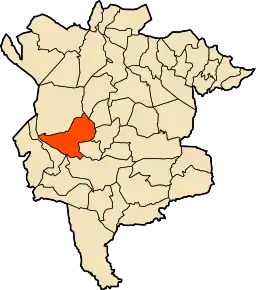 Poziția localității Tamsa