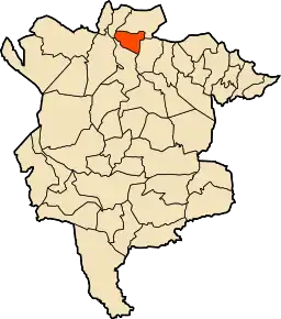 Poziția localității Tarmount