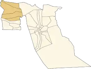 Localizarea districtului în cadrul provinciei