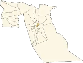 Localizarea districtului în cadrul provinciei