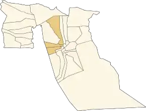 Localizarea districtului în cadrul provinciei