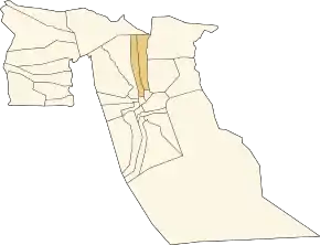 Localizarea districtului în cadrul provinciei