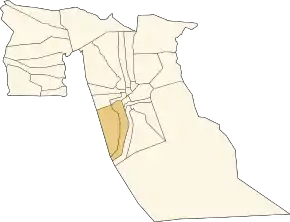 Localizarea districtului în cadrul provinciei