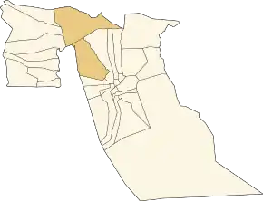 Localizarea districtului în cadrul provinciei