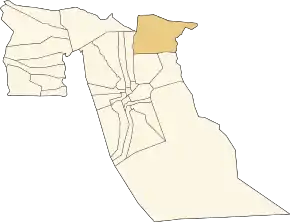 Localizarea comunei în cadrul provinciei
