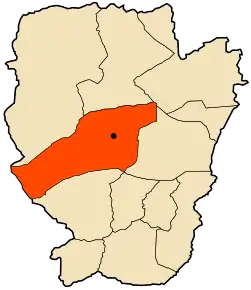 Poziția localității Aïn Ben Khelil