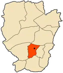 Poziția localității Aïn Sefra