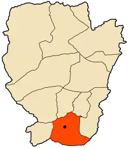 Poziția localității Moghrar