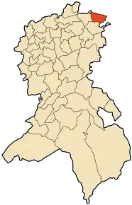 Poziția localității Aïn Adden