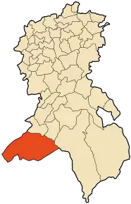 Poziția localității Redjem Demouche