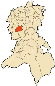 Poziția localității Sidi Ali Benyoub